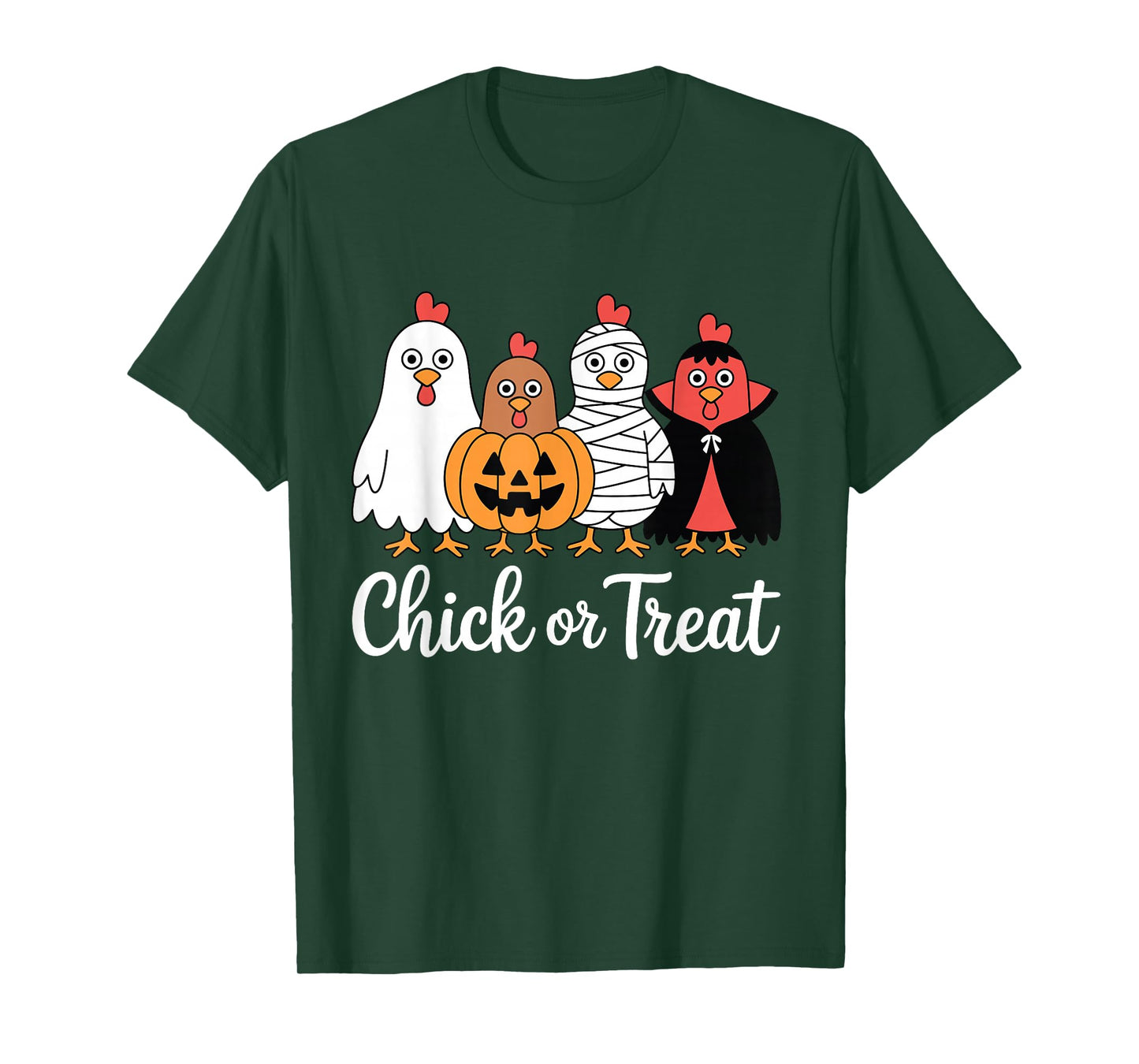 Funny Chick or Treat Chicken Halloween T-Shirt