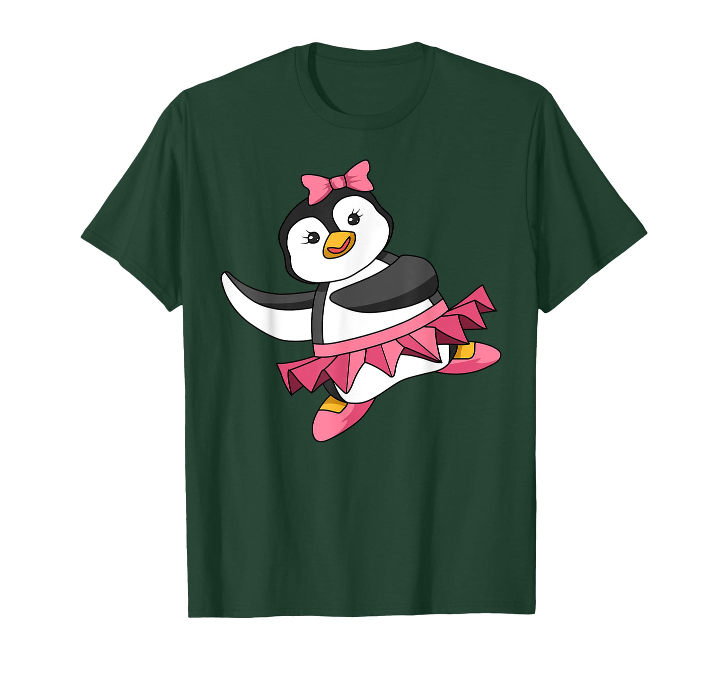 Penguin Ballerina Dance Ballet Dancer Flightless Bird Lover T-Shirt