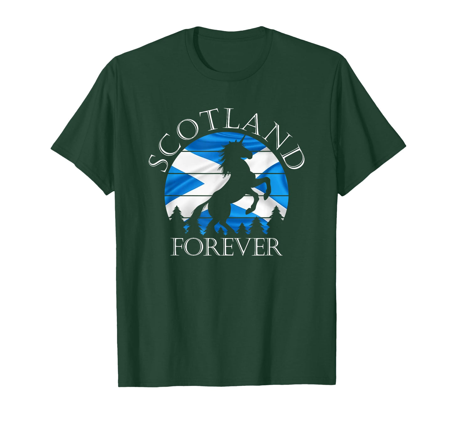 Scottish Pride Scotland Unicorn Scotland Flag Saltire T-Shirt