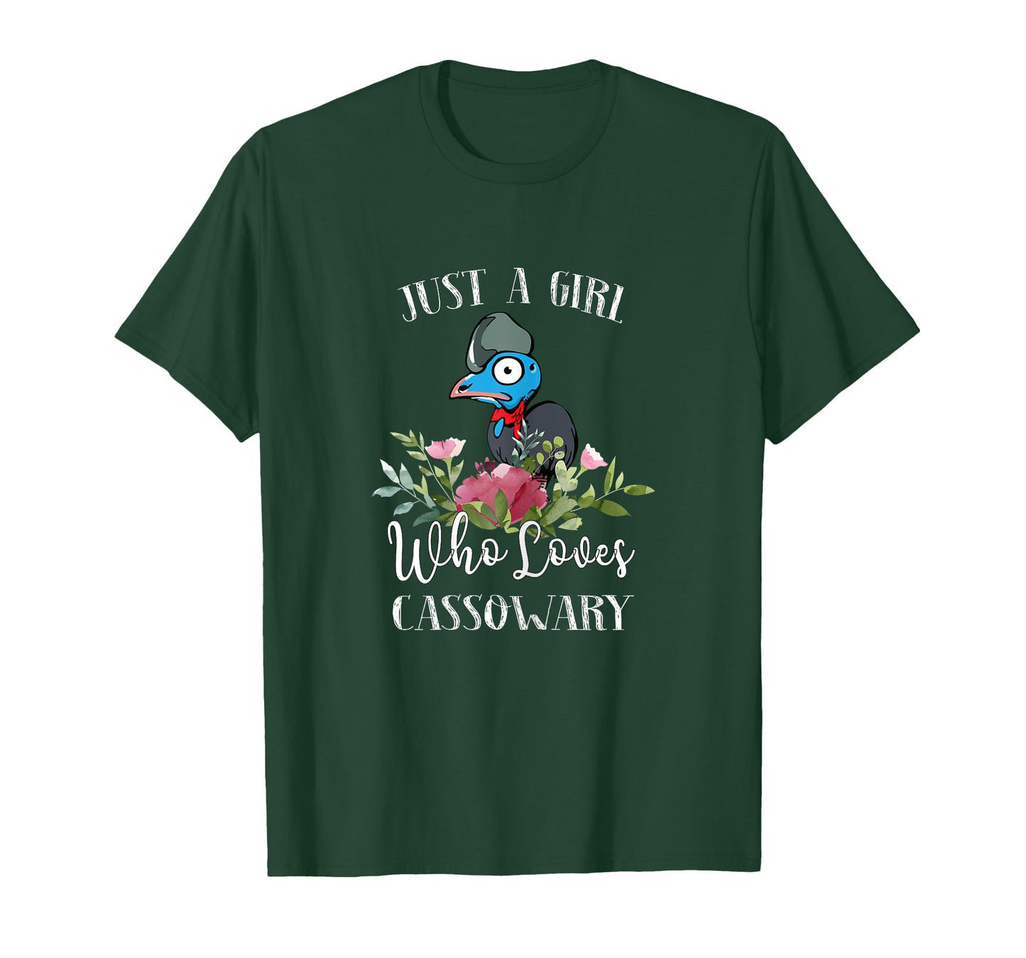 Bird Lover Just a Girl Who Loves Cassowary T-Shirt