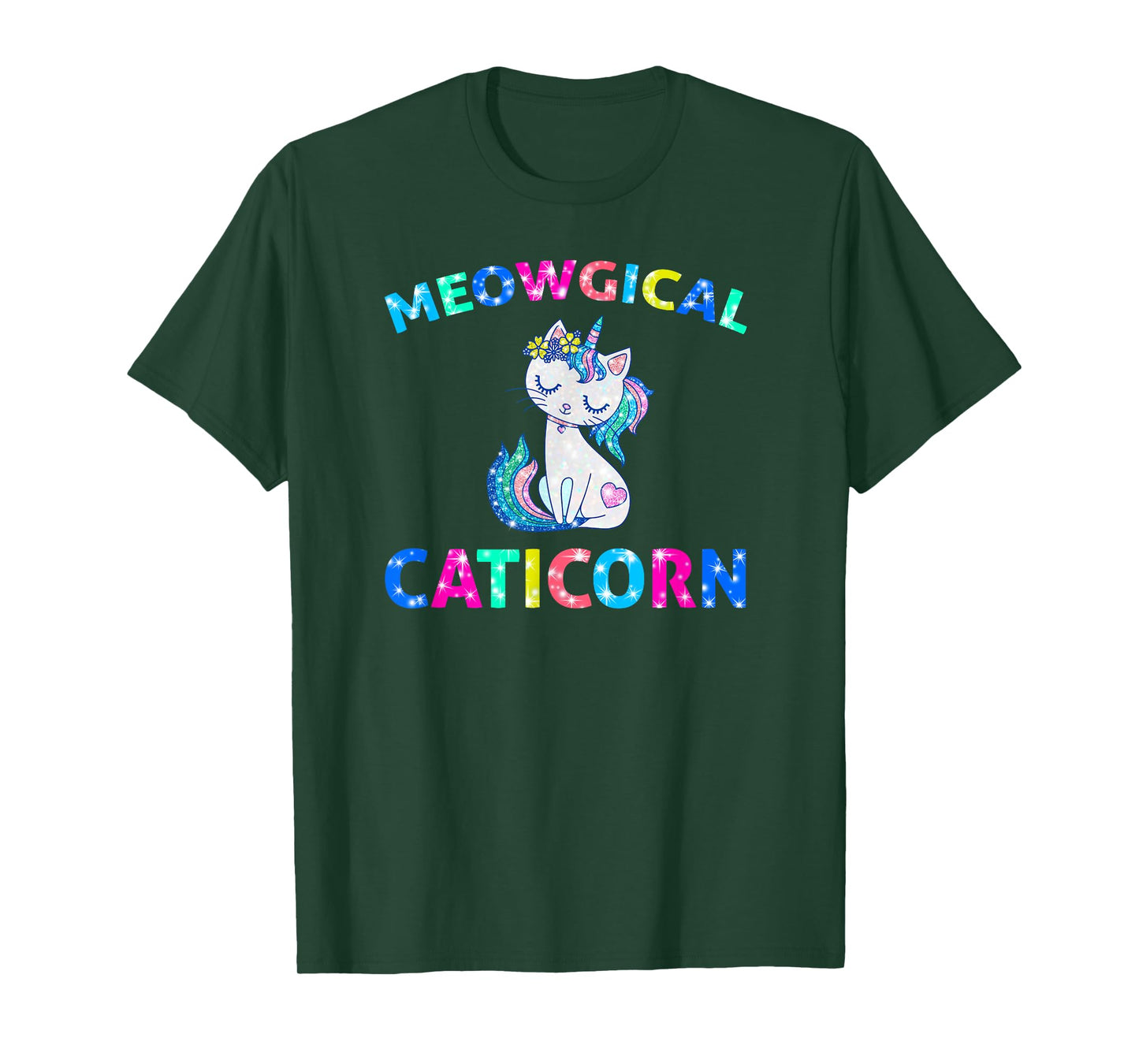 Meowgical Caticorn Shirt Unicorn Cat Kittycorn T-Shirt