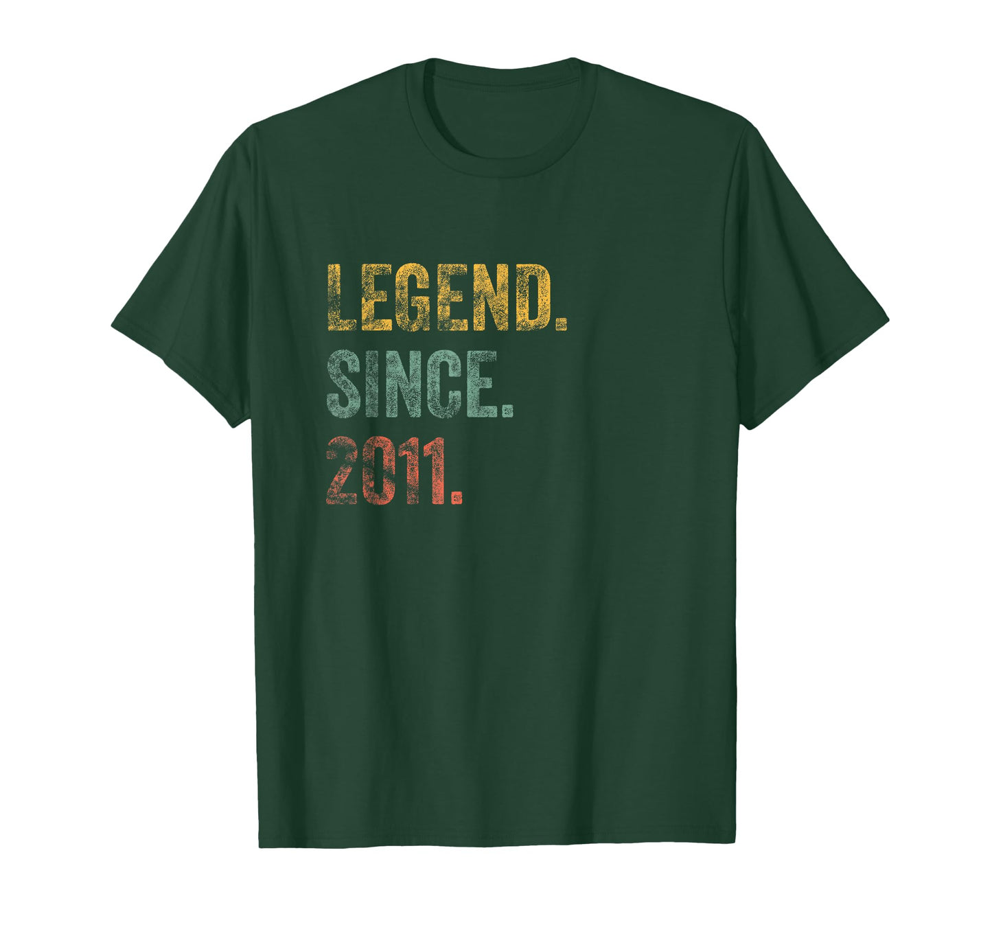 Vintage 2011 15th Birthday Legend Since 2011 T-Shirt