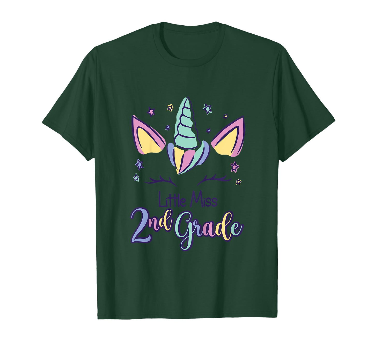 Little Miss Second Grade 2025 2nd Grade Back to School T-Shirt