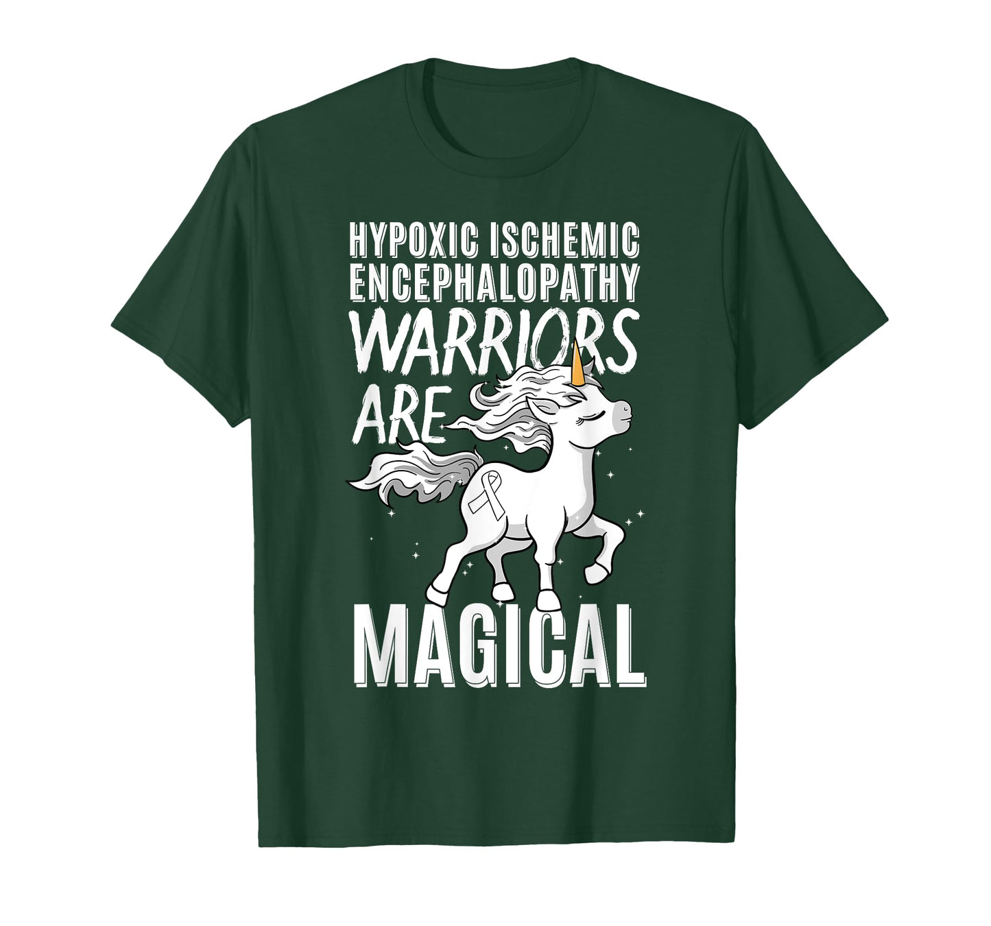 Hypoxic Ischemic Encephalopathy Cerebral Hypoxia Unicorn T-Shirt