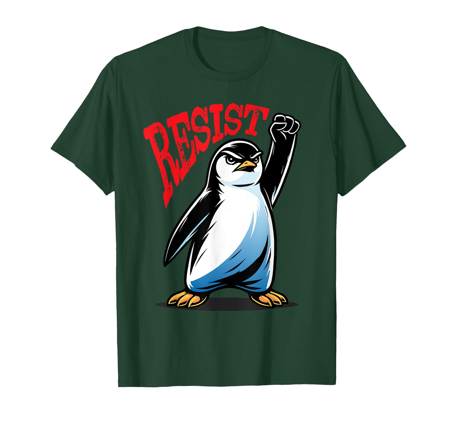 Resist Penguin USA Activism T-Shirt
