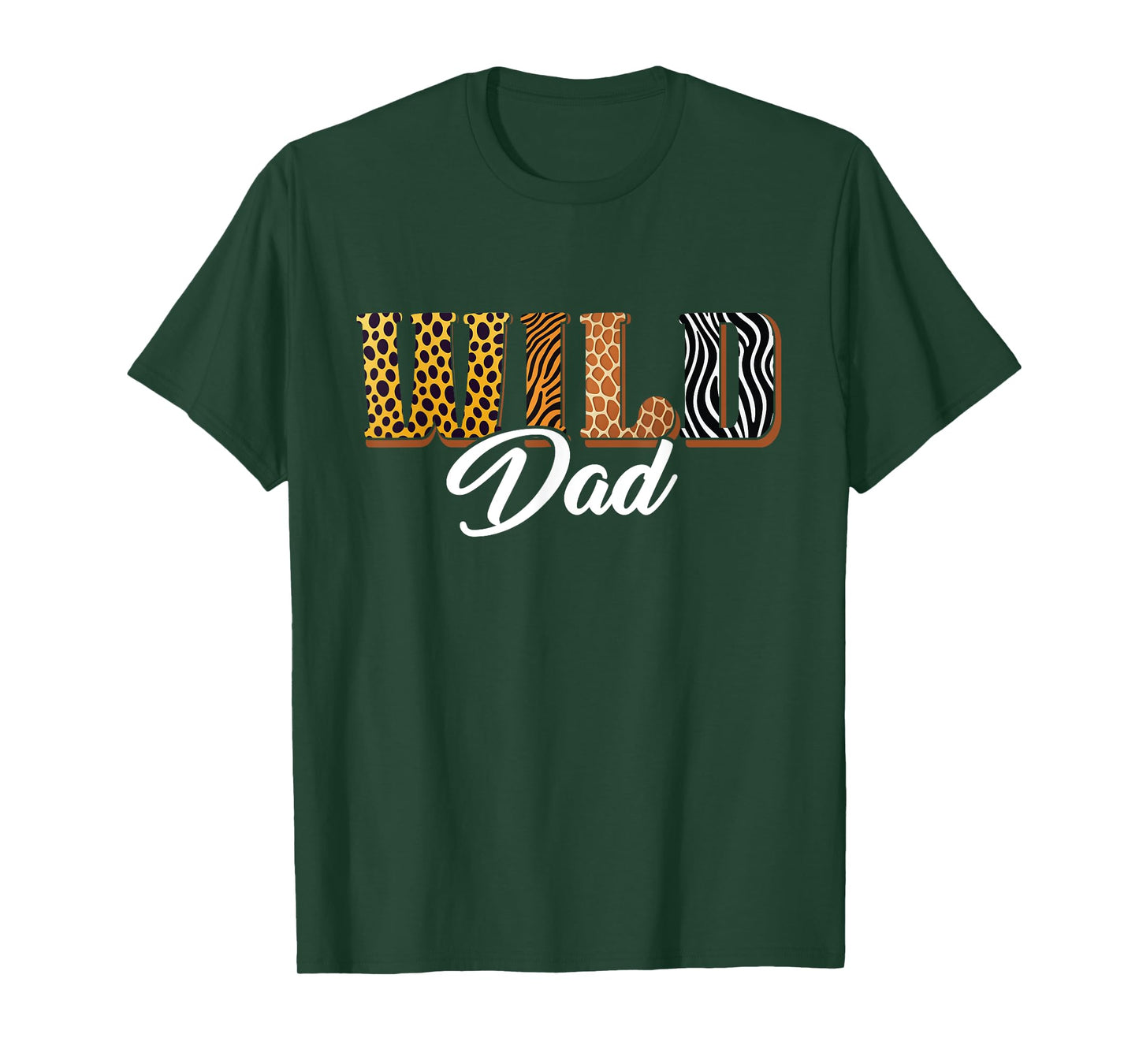 Wild Dad Zoo Safari Jungle Animal Birthday Matching Family T-Shirt