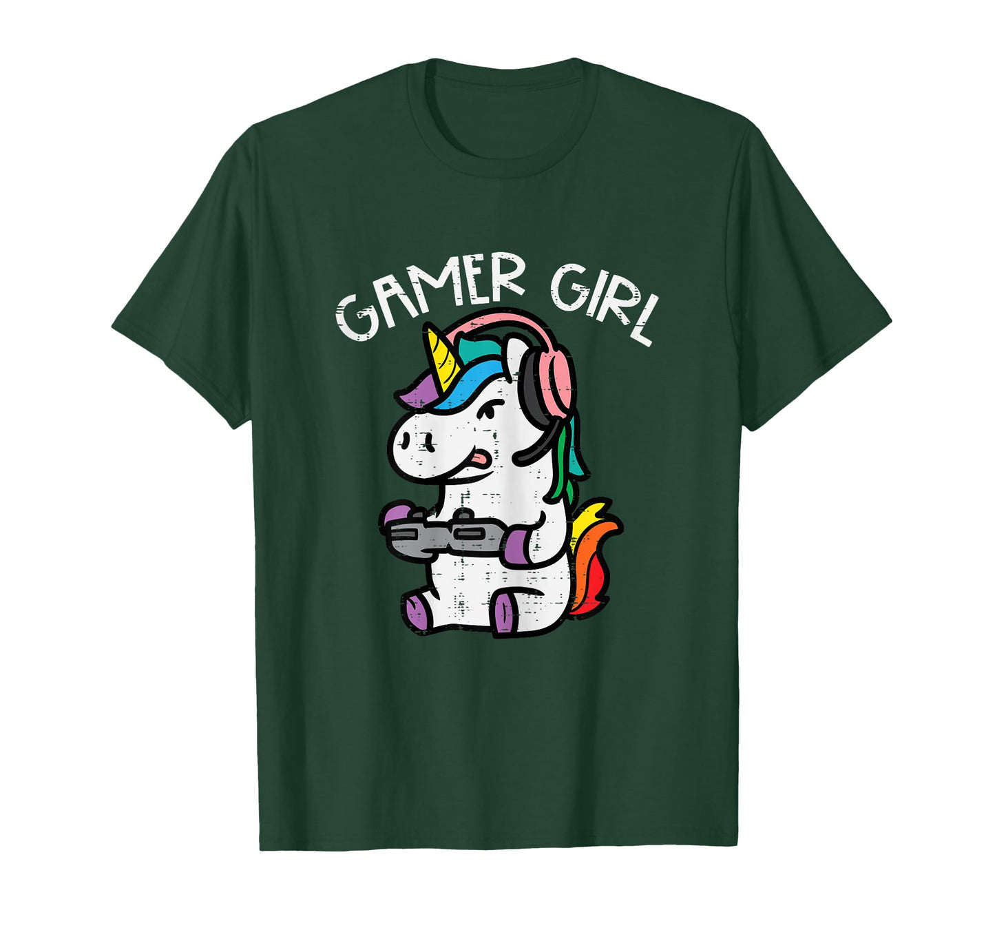 Gamer Girl Unicorn Video Gaming Women Kids Toddler Youth T-Shirt