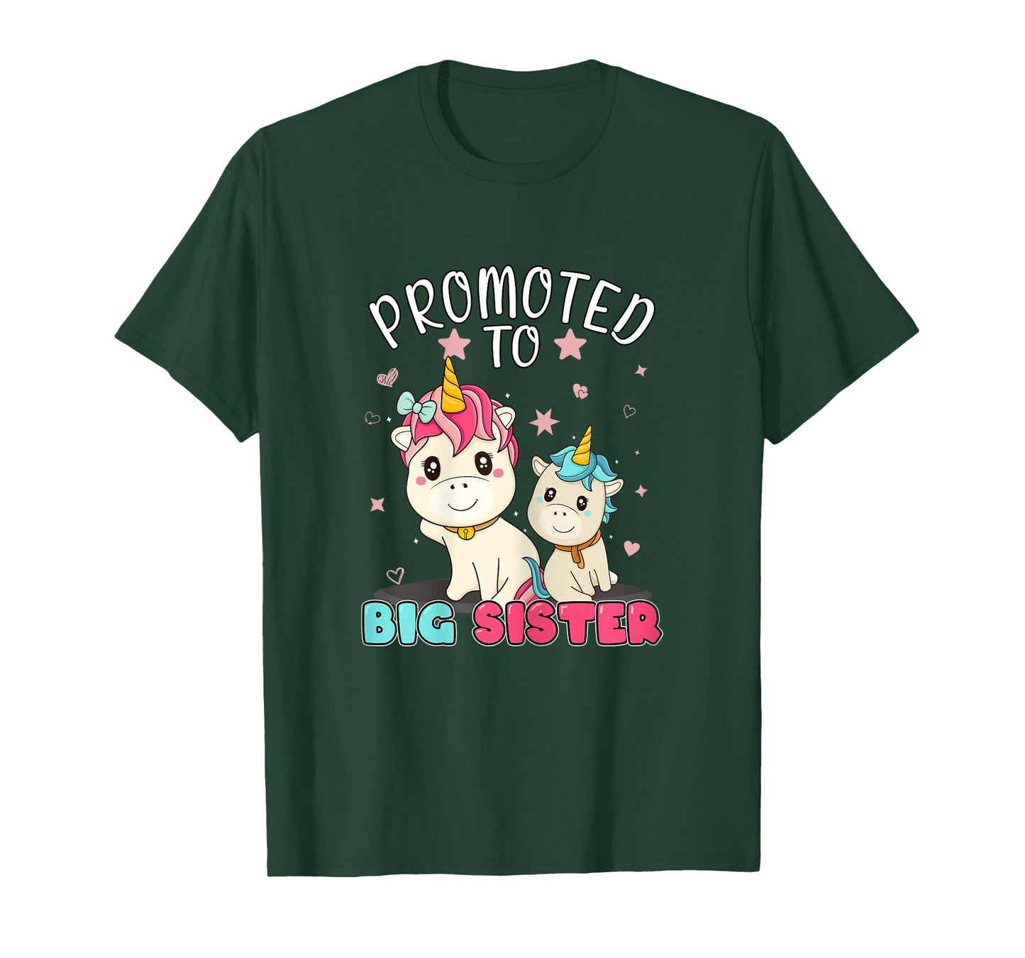 Promoted To Big Sister Unicorn Soon To Be A Big Sister T-Shirt