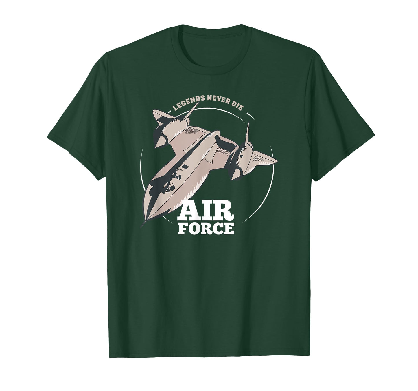 Legends Never Die Military SR 71 Blackbird, Airplane Jet T-Shirt
