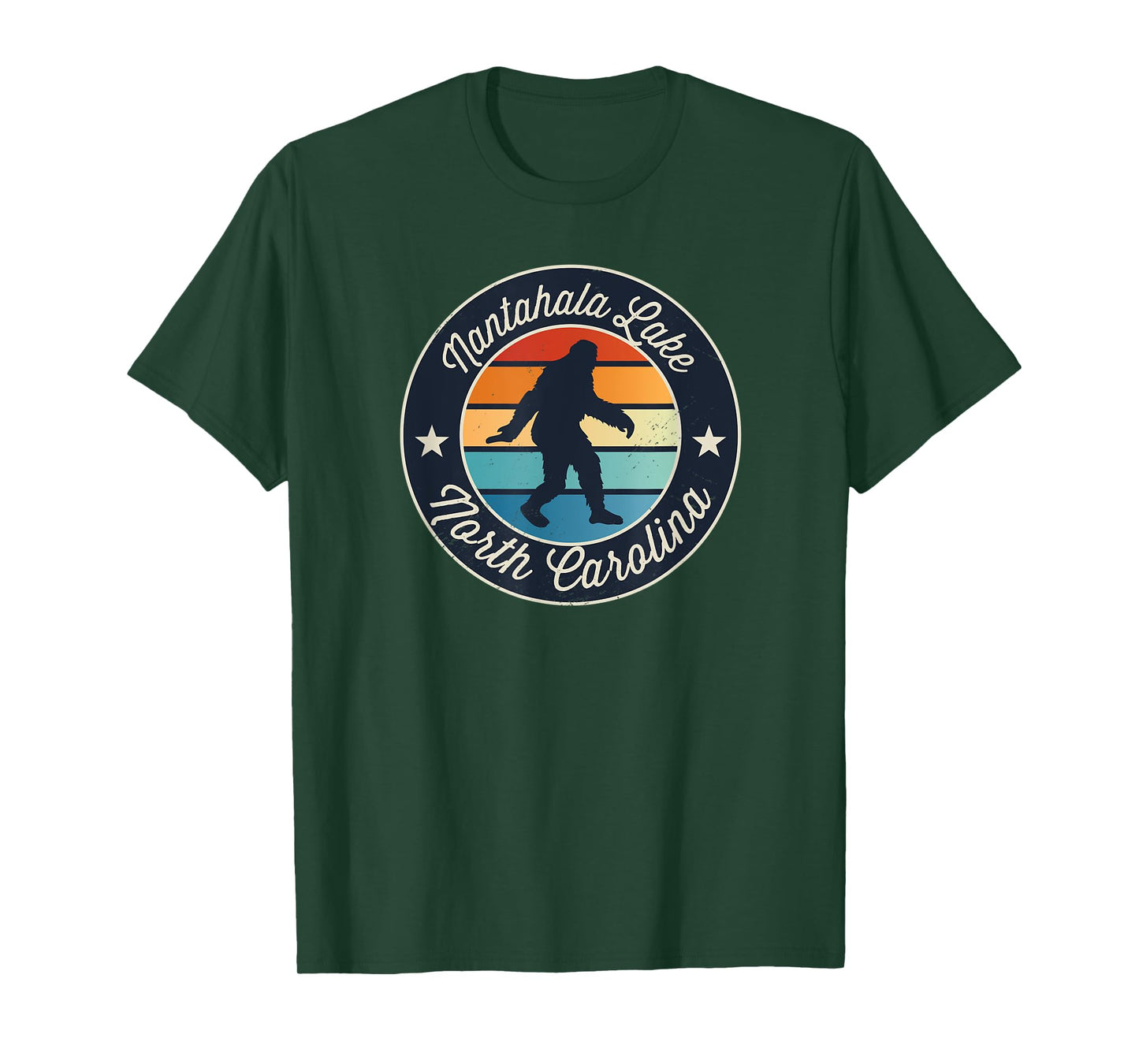 Nantahala Lake North Carolina Sasquatch Souvenir T-Shirt