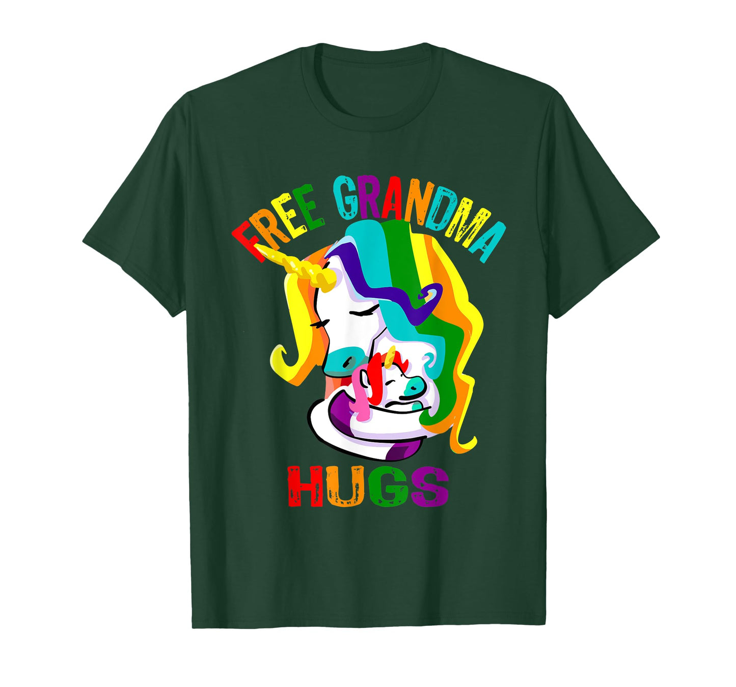 Free Grandma Hugs LGBT Gay Pride T-Shirt