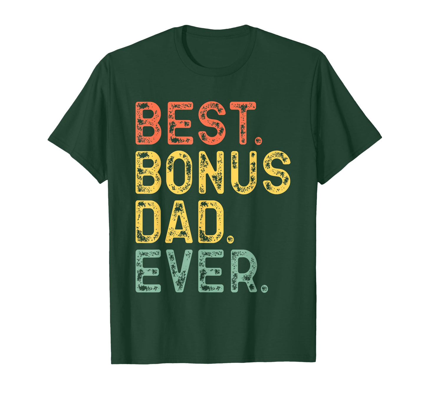Best Bonus Dad Ever Funny Retro Vintage T-Shirt