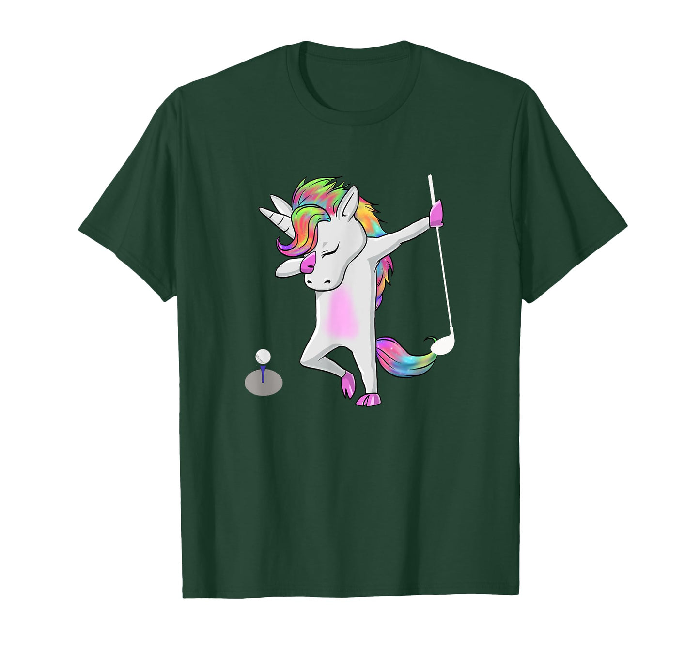 Golf Dabbing Unicorn Funny Dab Dance T-shirt Funny Gift T-Shirt
