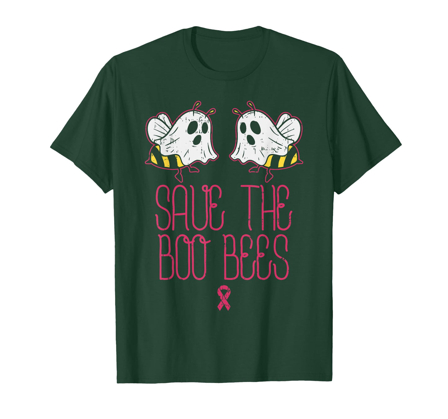 Save The Boobees Boo Bees Breast Cancer Halloween Women T-Shirt