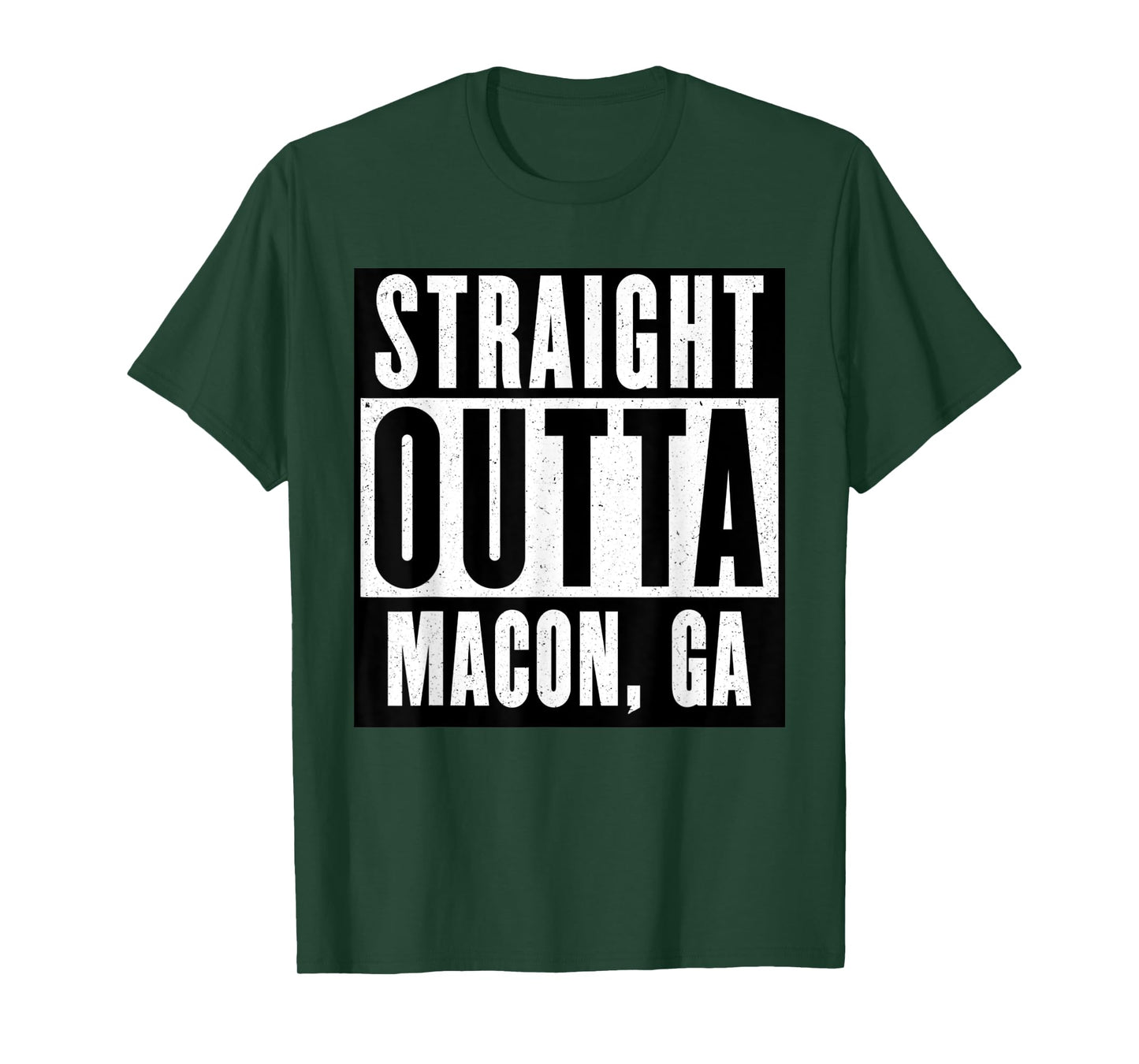 Straight Outta GEORGIA Tshirt MACON GEORGIA Home Tee T-Shirt