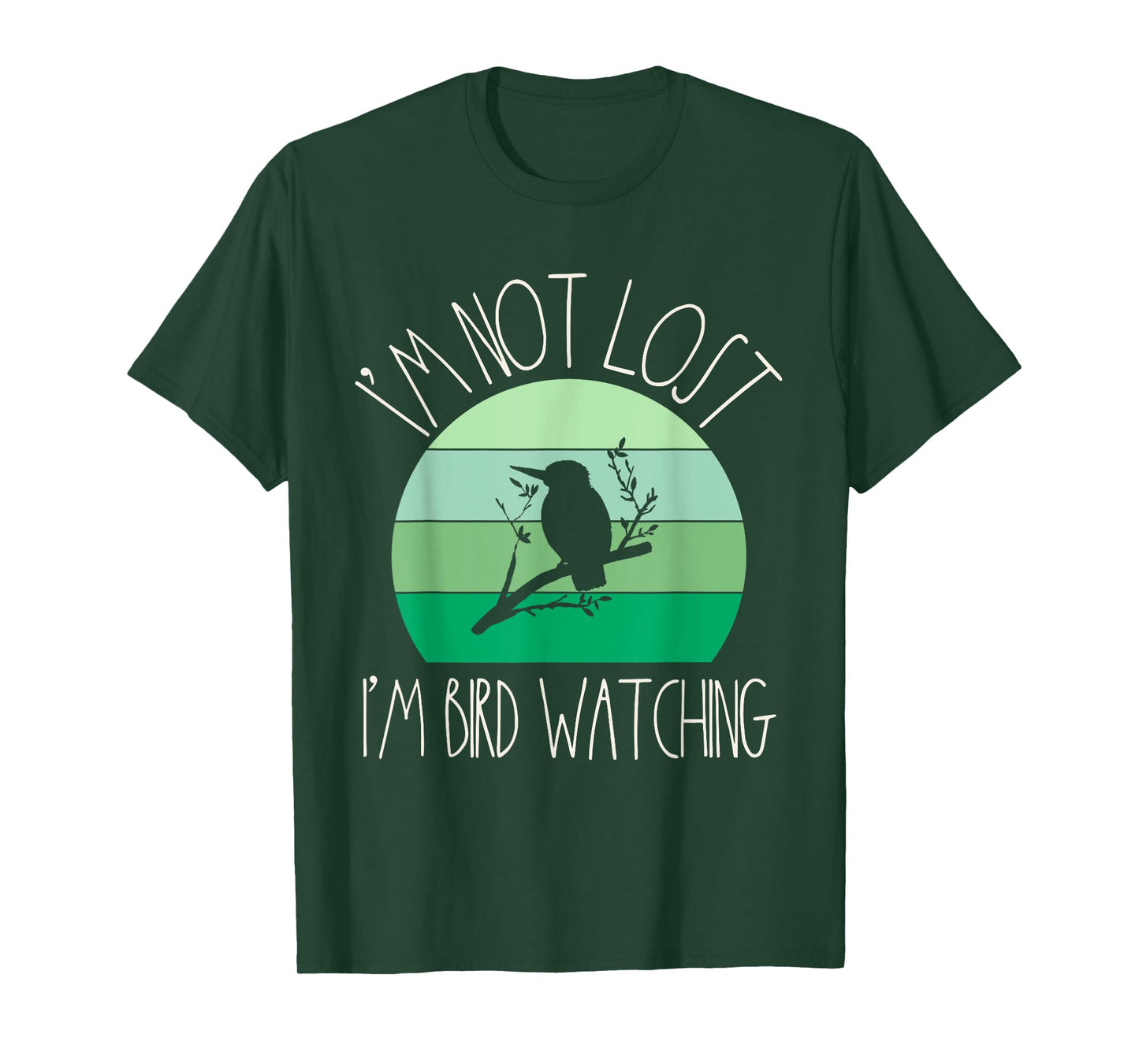 Funny Birder Retro Women Birding Ornithology Bird Watcher T-Shirt