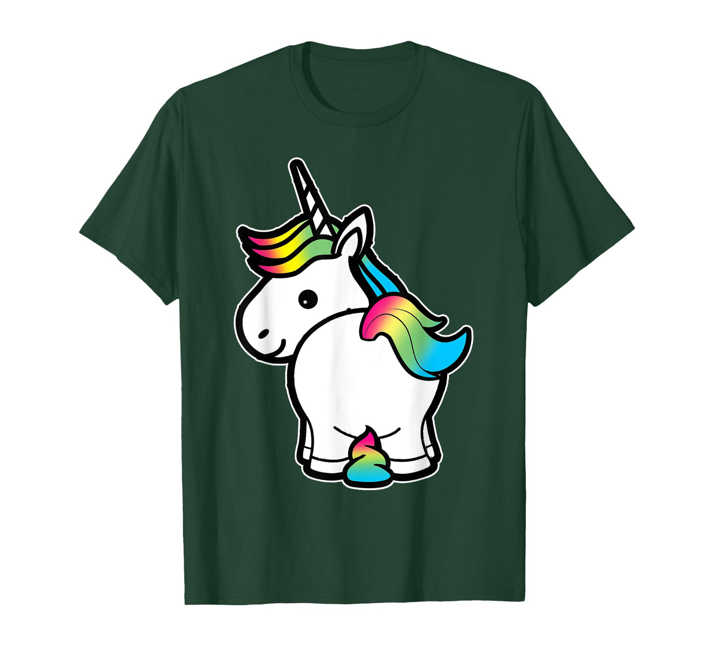 I Poop Magic Cute Unicorn Rainbow Kids Adult Shirt T-Shirt