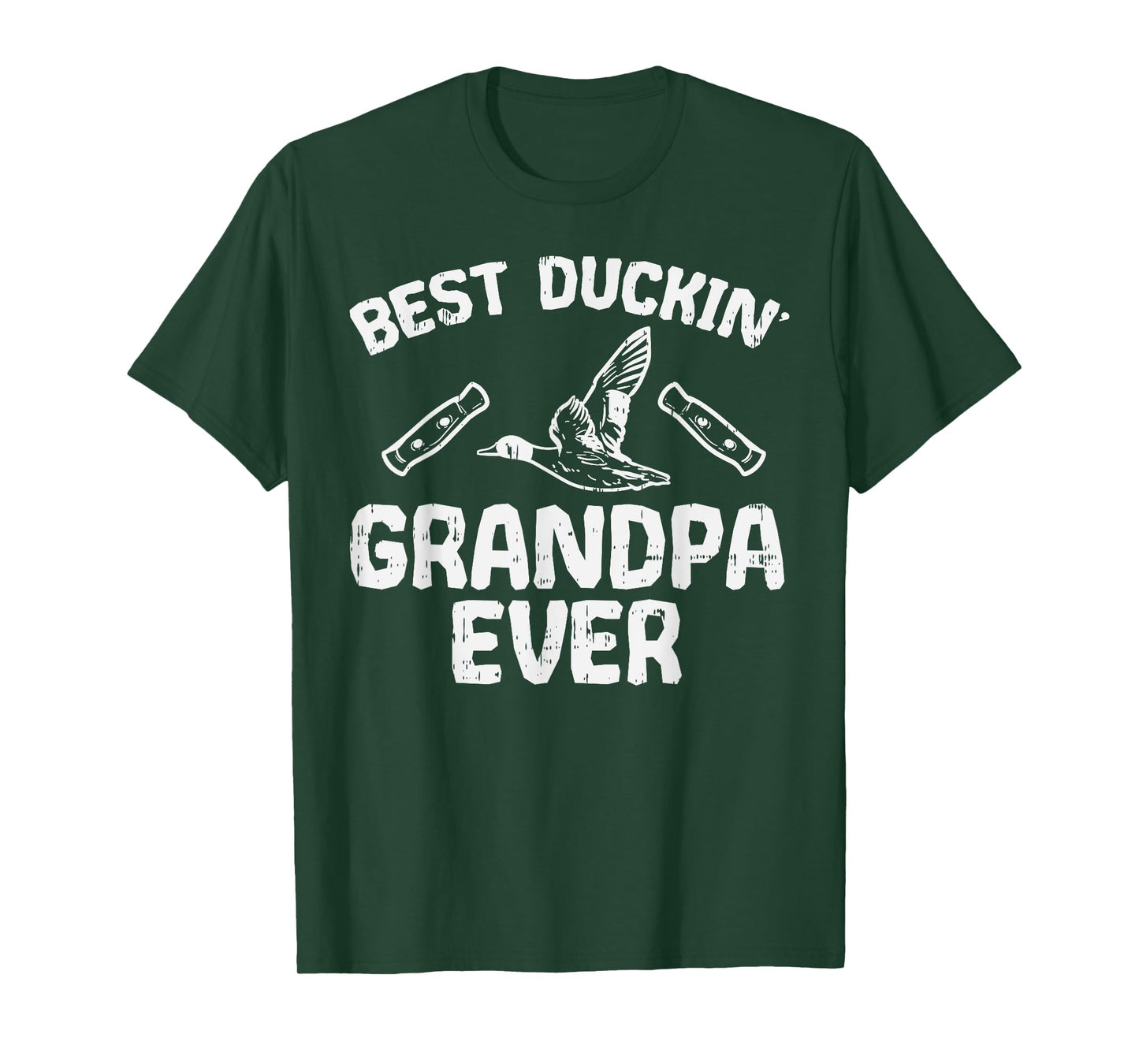 Best Duckin Grandpa Duck Hunting Waterfowl Bird Hunter Gift T-Shirt