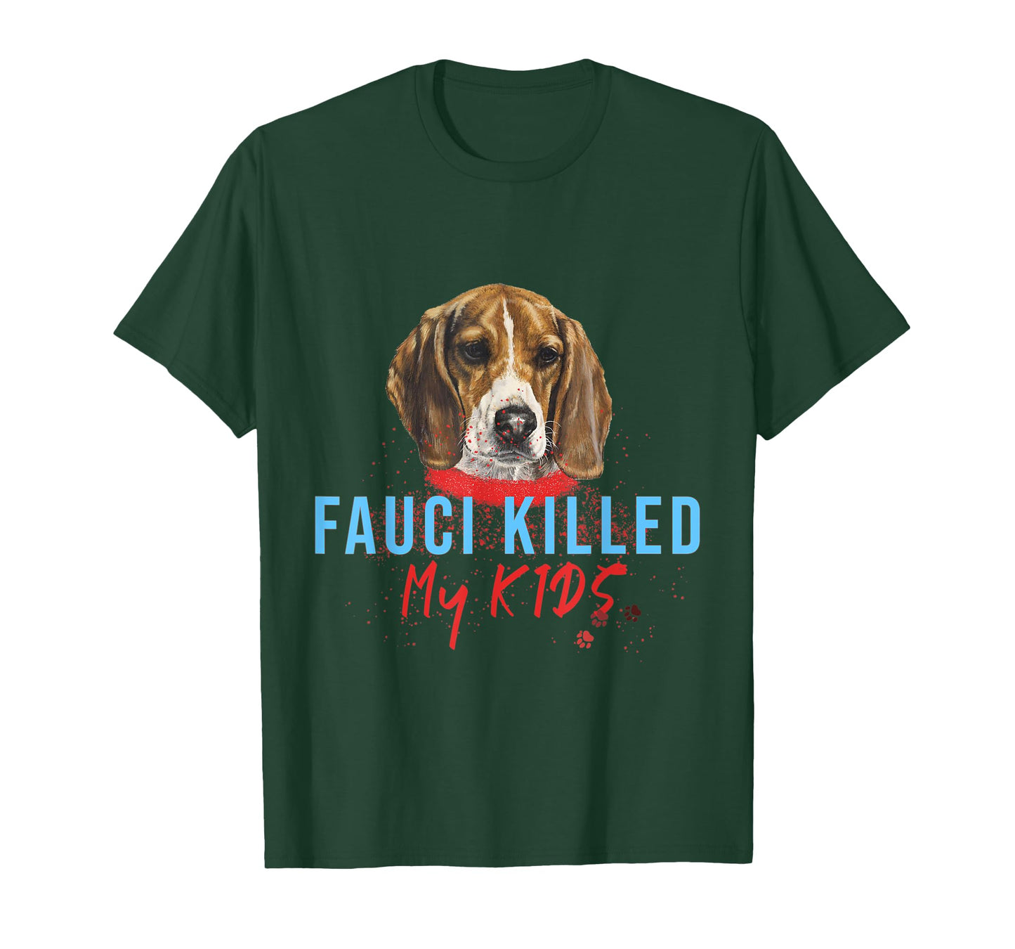 Cute Beagle Puppy And Fauci Dog Experiment T-Shirt