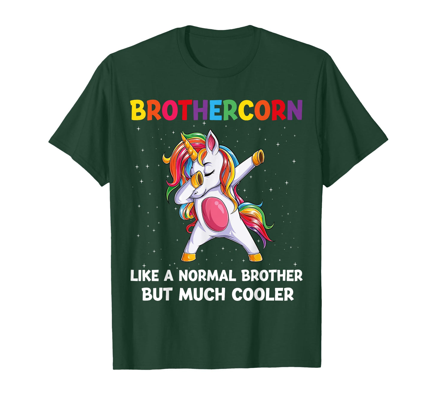 BrotherCorn Brother Unicorn Birthday Family Matching Bday T-Shirt