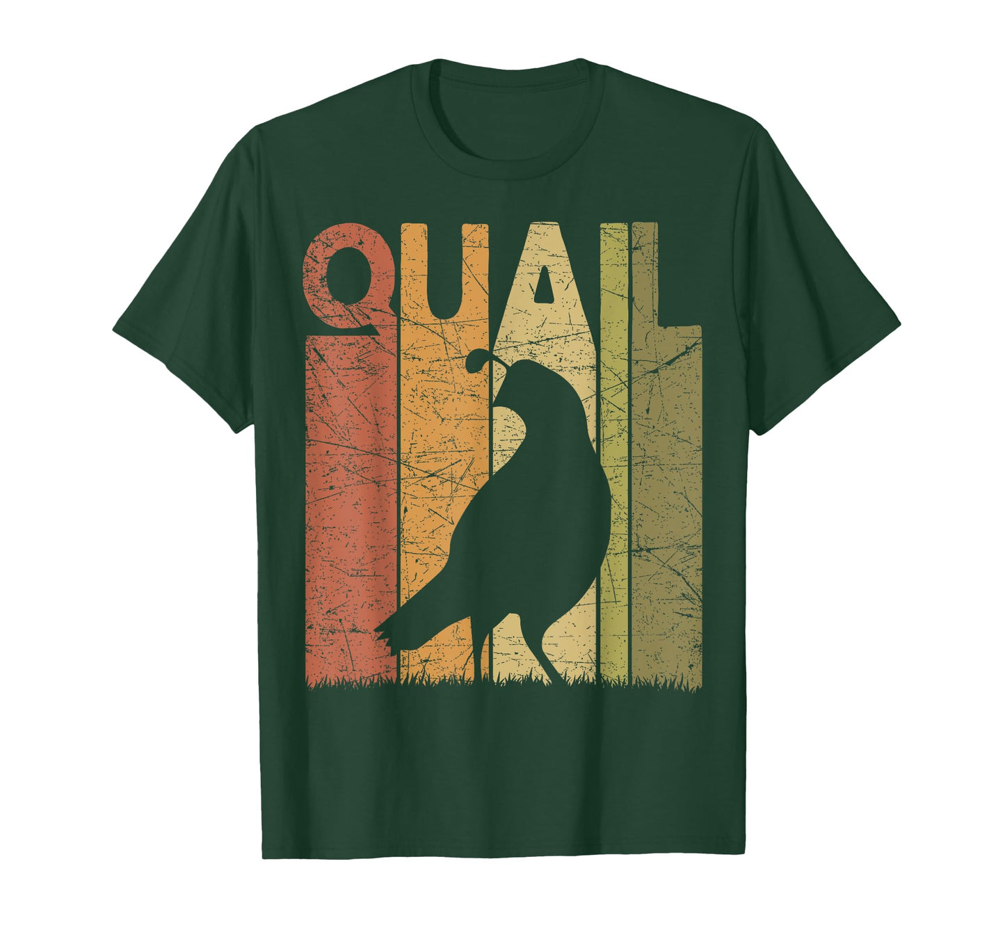 Quail Vintage Birdwatching Quail Retro Ornithology Birding T-Shirt