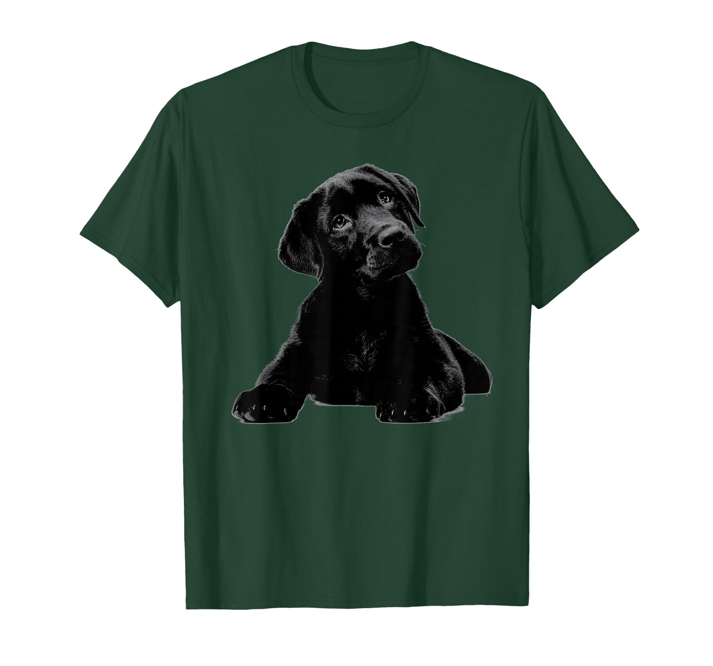 Black Lab Puppy Dog Shirt Graphic Tees Men - Dog Mom Shirt T-Shirt