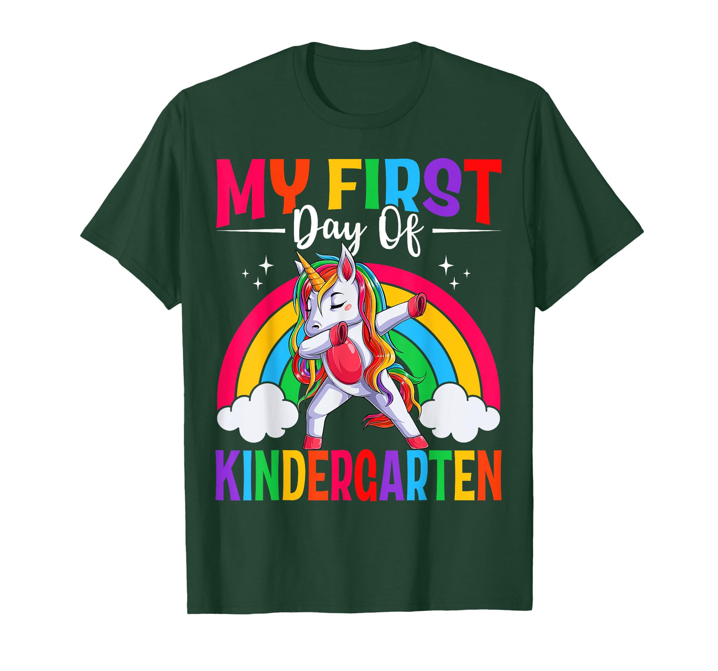 My First Day Of Kindergarten Unicorn Kindergarten Team Girls T-Shirt