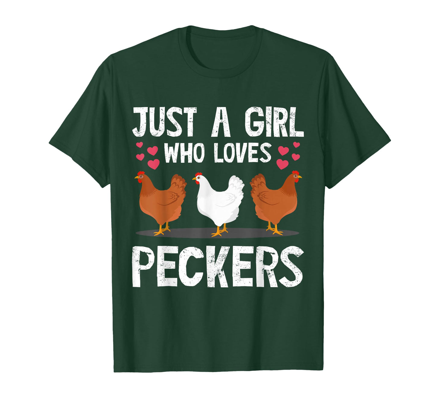 Funny Chicken Owner Art For Women Girls Chicken Lover Farmer T-Shirt