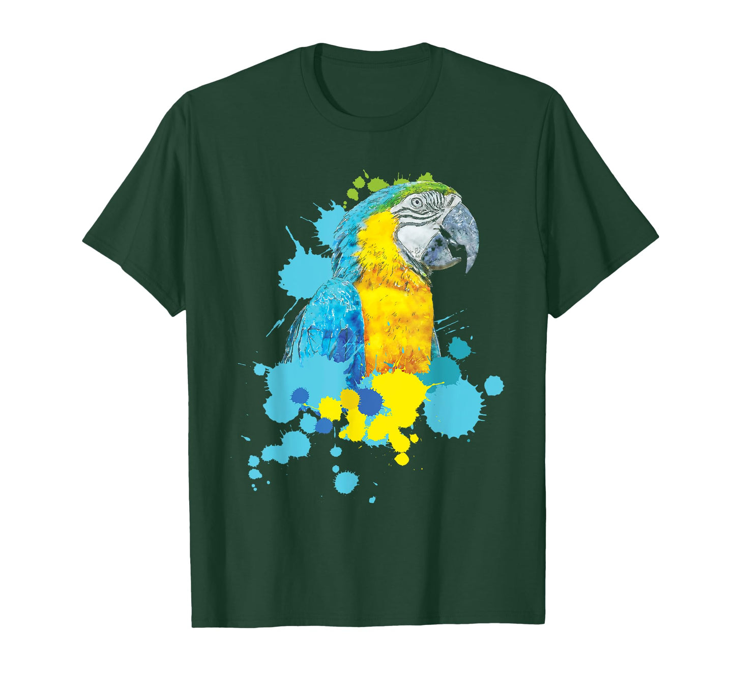 Artistic Macaw Art - Parrot Lover Birdwatcher Zookeeper T-Shirt