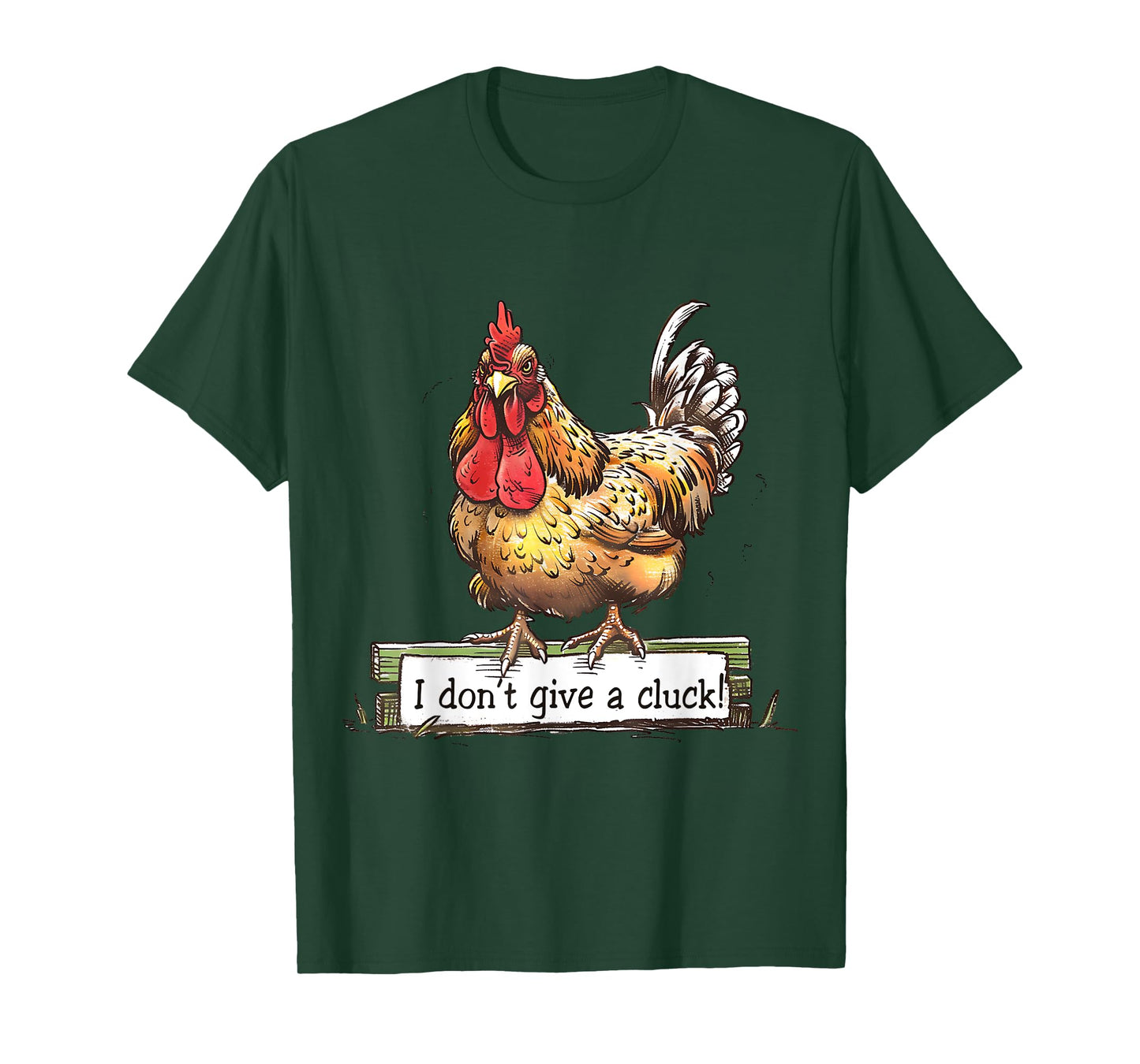 I dont give a cluck funny chicken T-Shirt