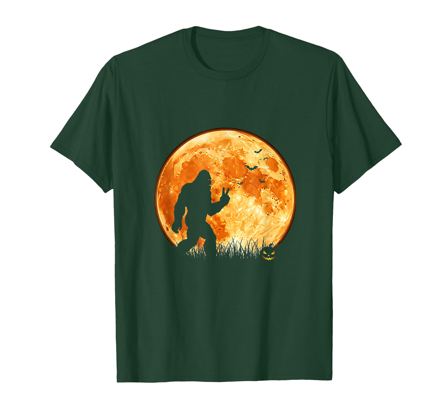 Funny Halloween Rocking Sasquatch Bigfoot Halloween T-Shirt