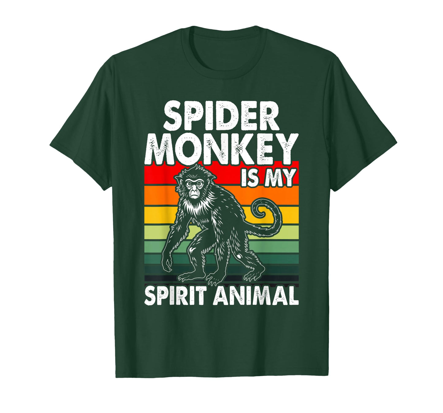 Spider Monkey Retro Vintage T-Shirt