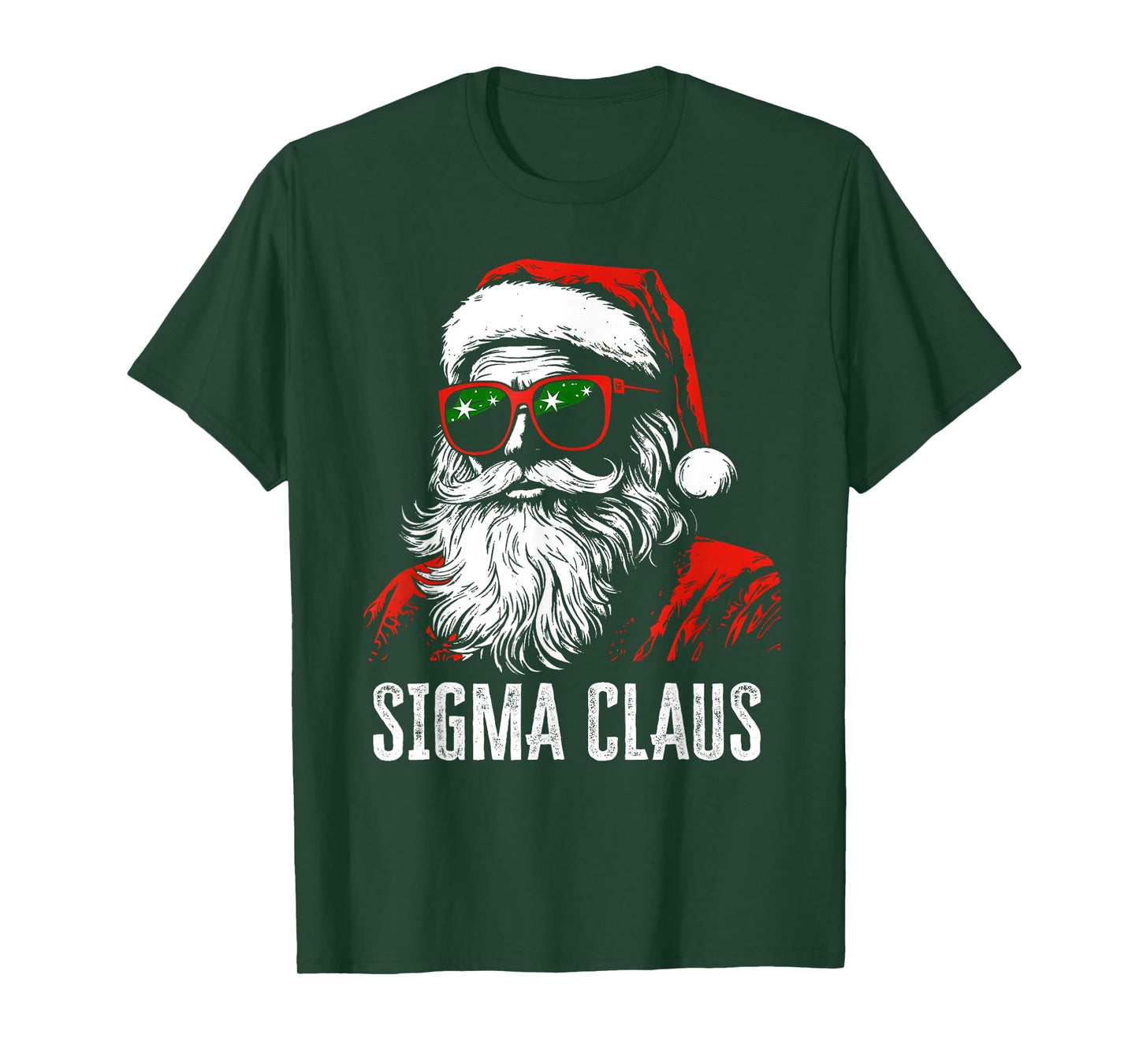 Sigma Claus Santa Funny Christmas Rizz Male The Rizzler Meme T-Shirt