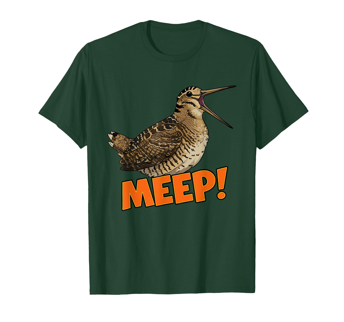 Meep Bird Meme Bird Saying Meep Bird American Woodcocks Bird T-Shirt