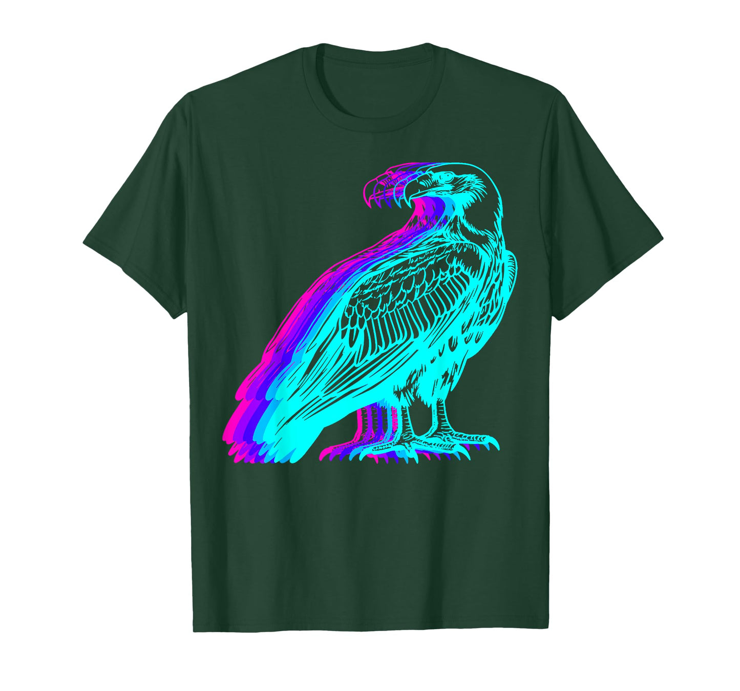 Retro Vulture Bird Vaporwave T-Shirt