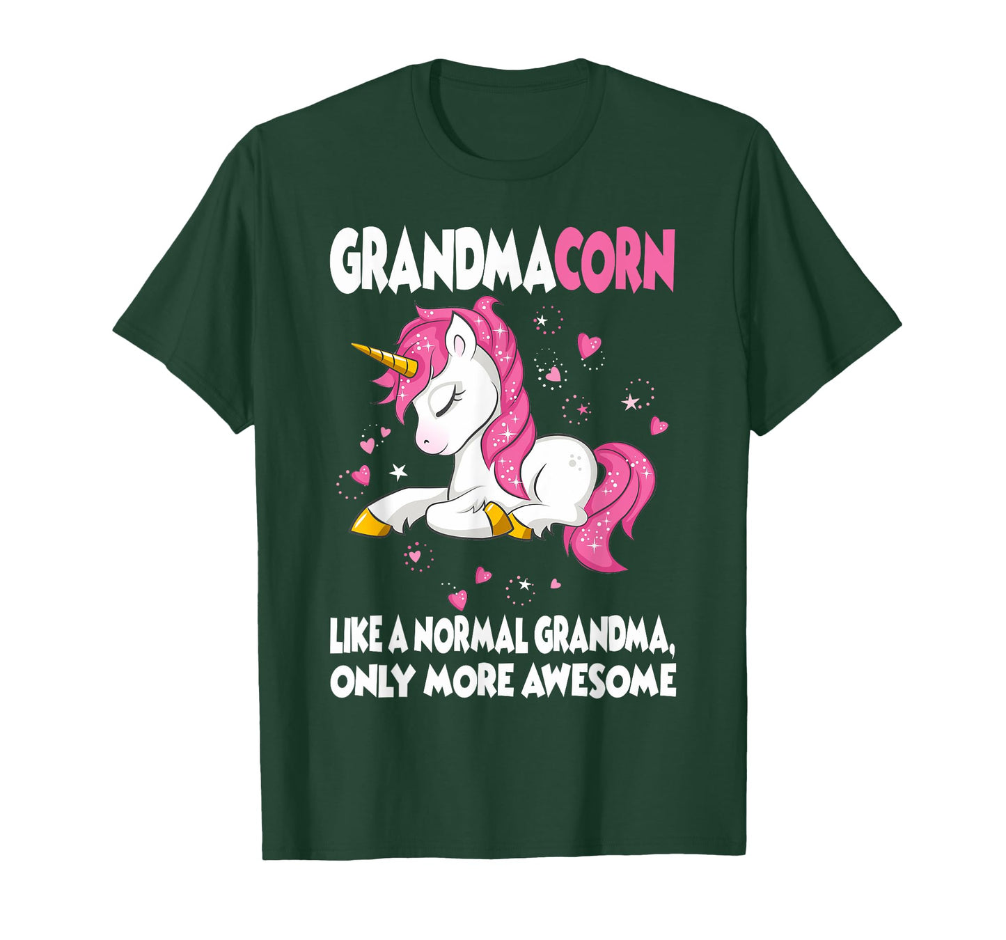 Grandmacorn TShirt Cute Unicorn Lover Mother Day Grandma T-Shirt
