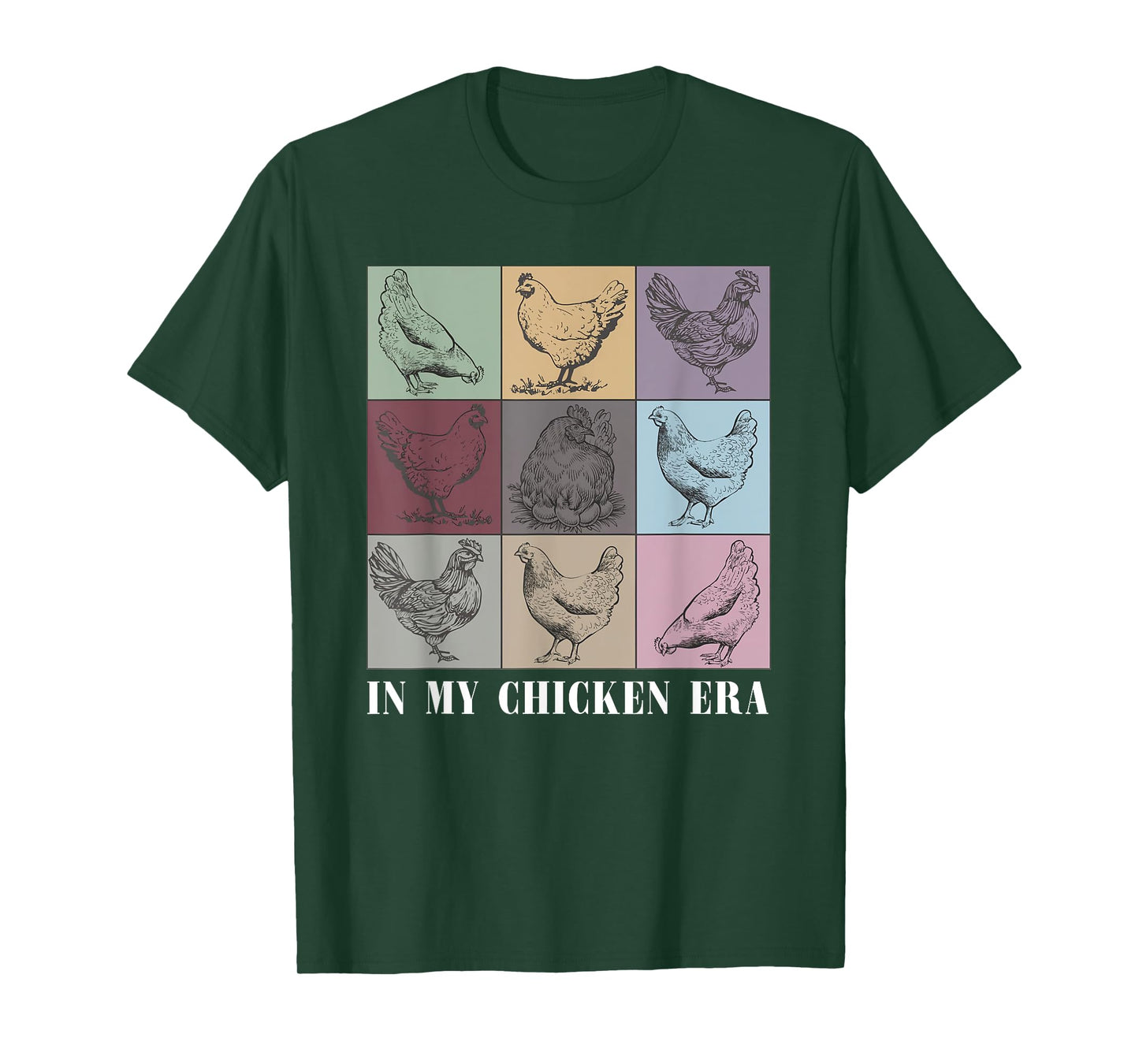 In My Chicken Era Chicken Lover Farm Animal Chicken Mom T-Shirt