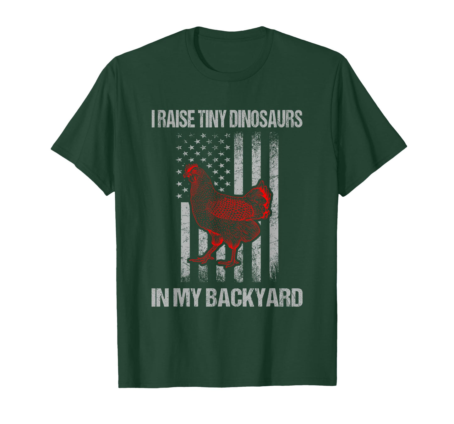 Retro Funny Future Backyard Chicken Farmer T-Shirt