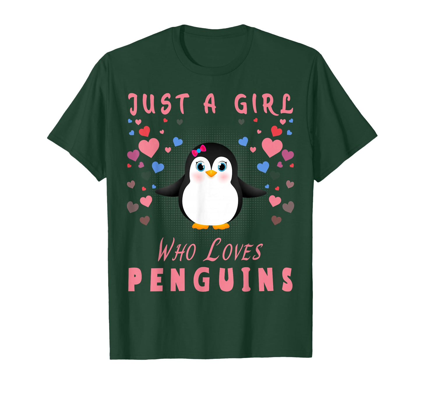 Just a Girl Who Loves Penguins T-Shirt