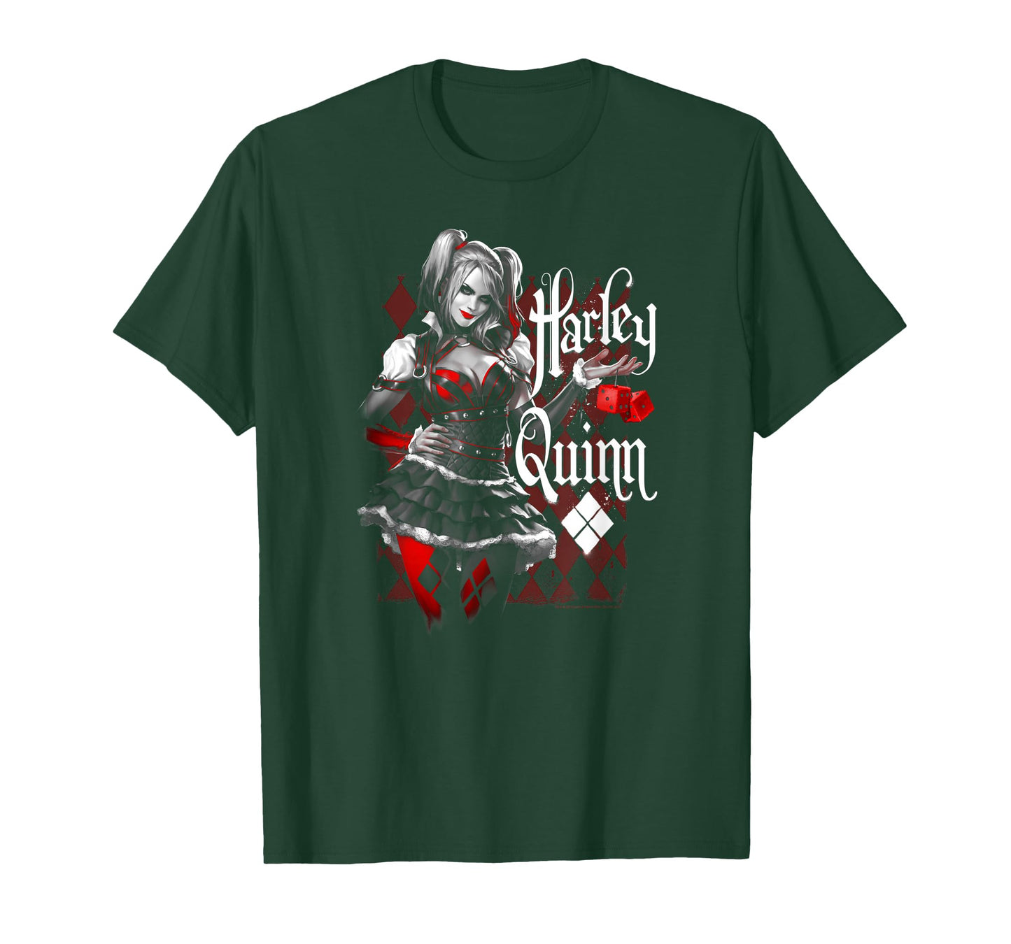 Batman: Arkham Knight Harley Quinn Dice T-Shirt