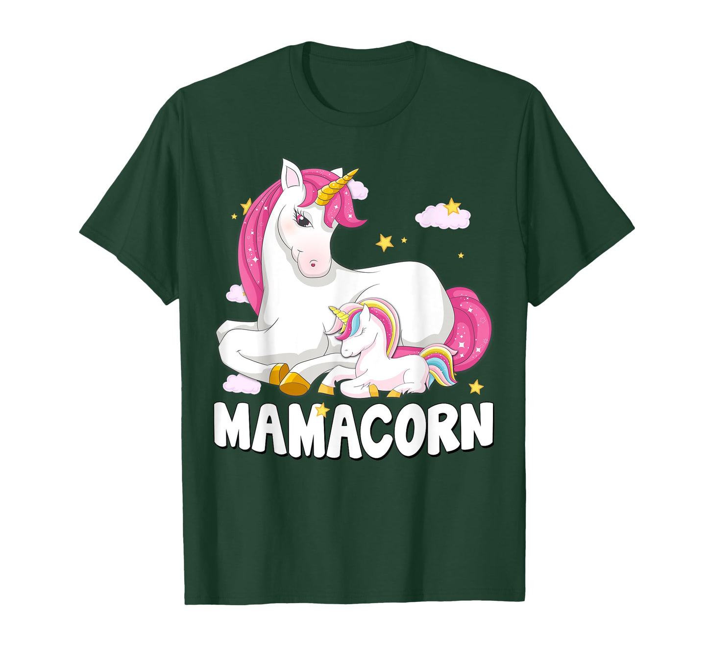 Mamacorn Shirt Unicorn New Mom Baby Mommy Mother Gift T-Shirt