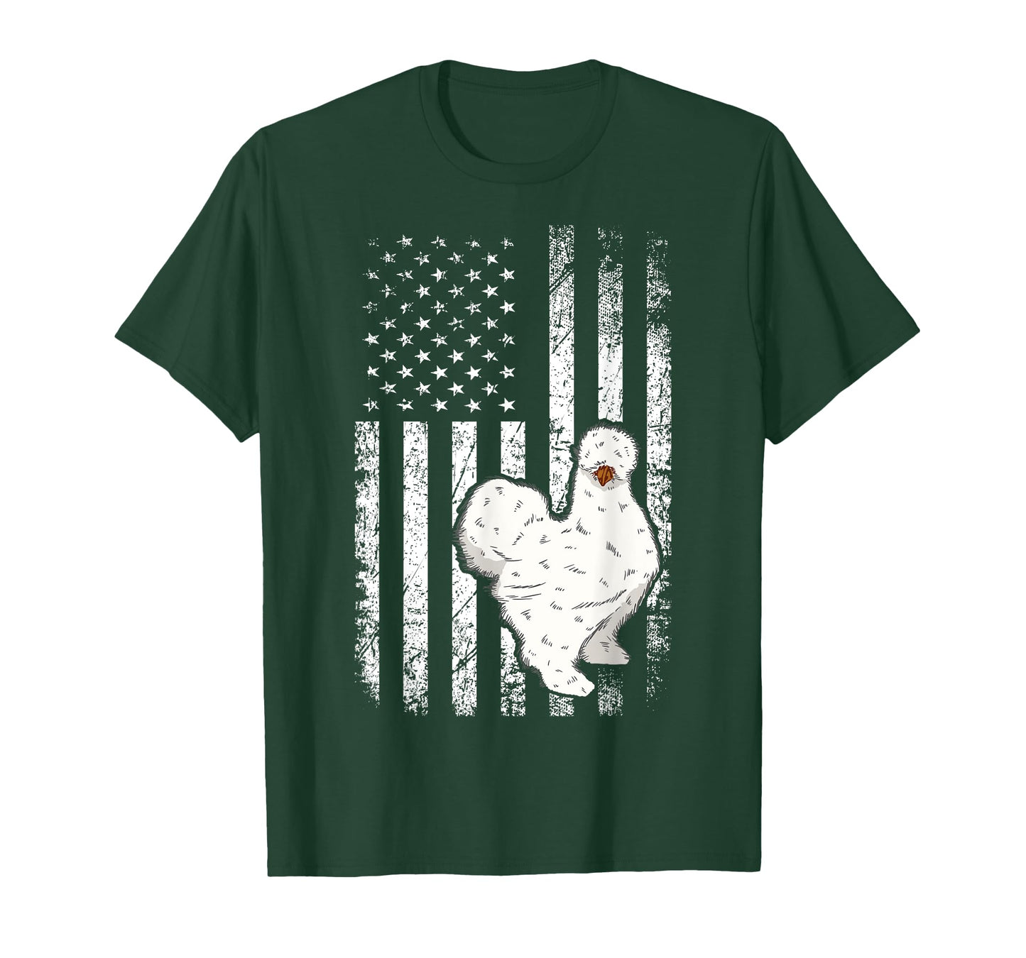Silkie Chicken Pet Farmer Poulet Chinese Silk Chicken Farm T-Shirt