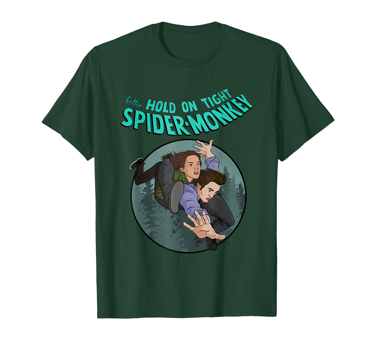 Better Hold On Tight Spider-Monkey Apparel T-Shirt