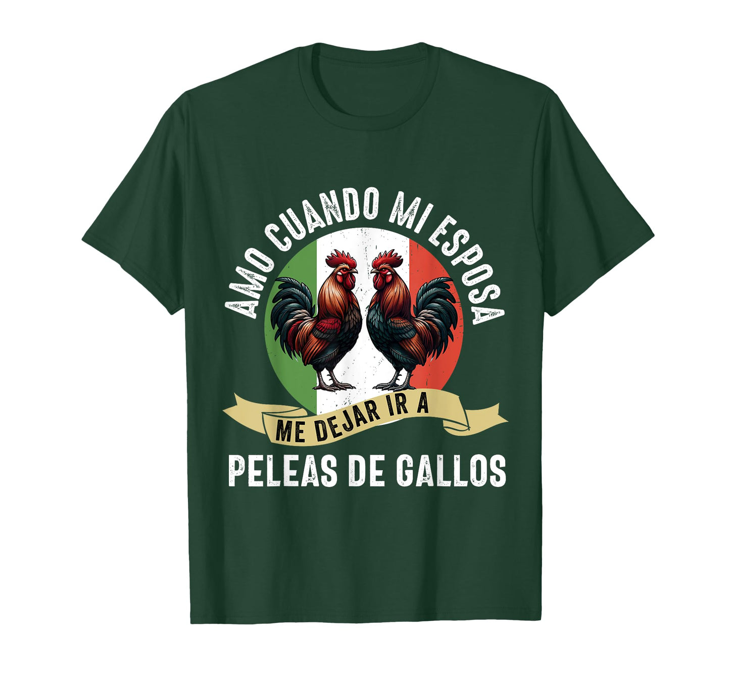 Gallero Mexicano Peleas Gallos Mexican Rooster T-Shirt