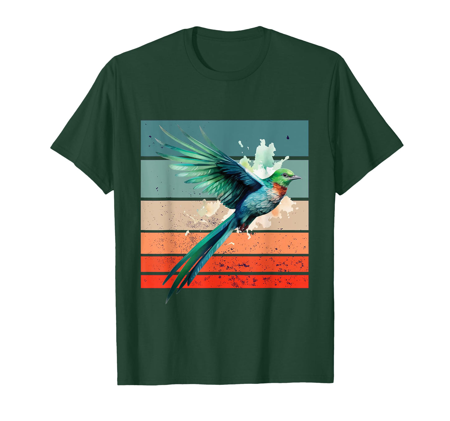 Cute Colorful Quetzal Realistic Cute Quetzal Bird Lover T-Shirt