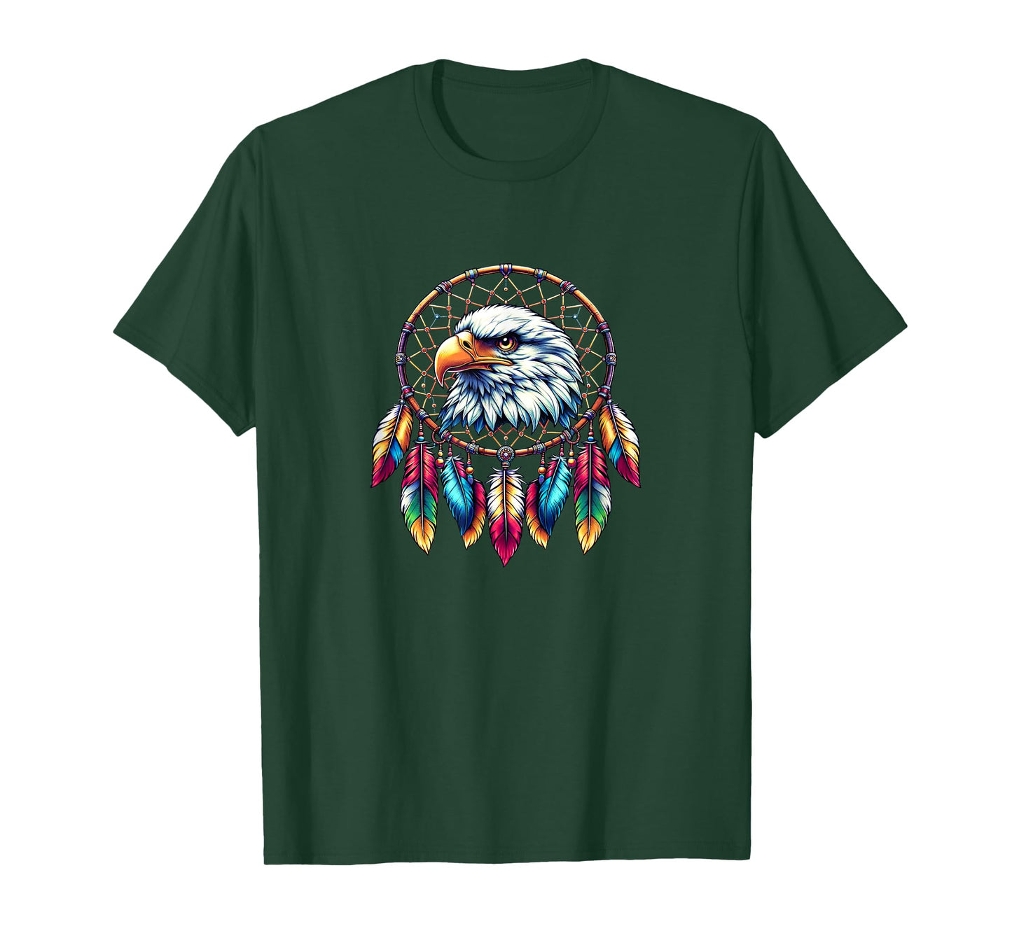 Bald Eagle Dream Catcher - Native American Dreamcatcher - T-Shirt
