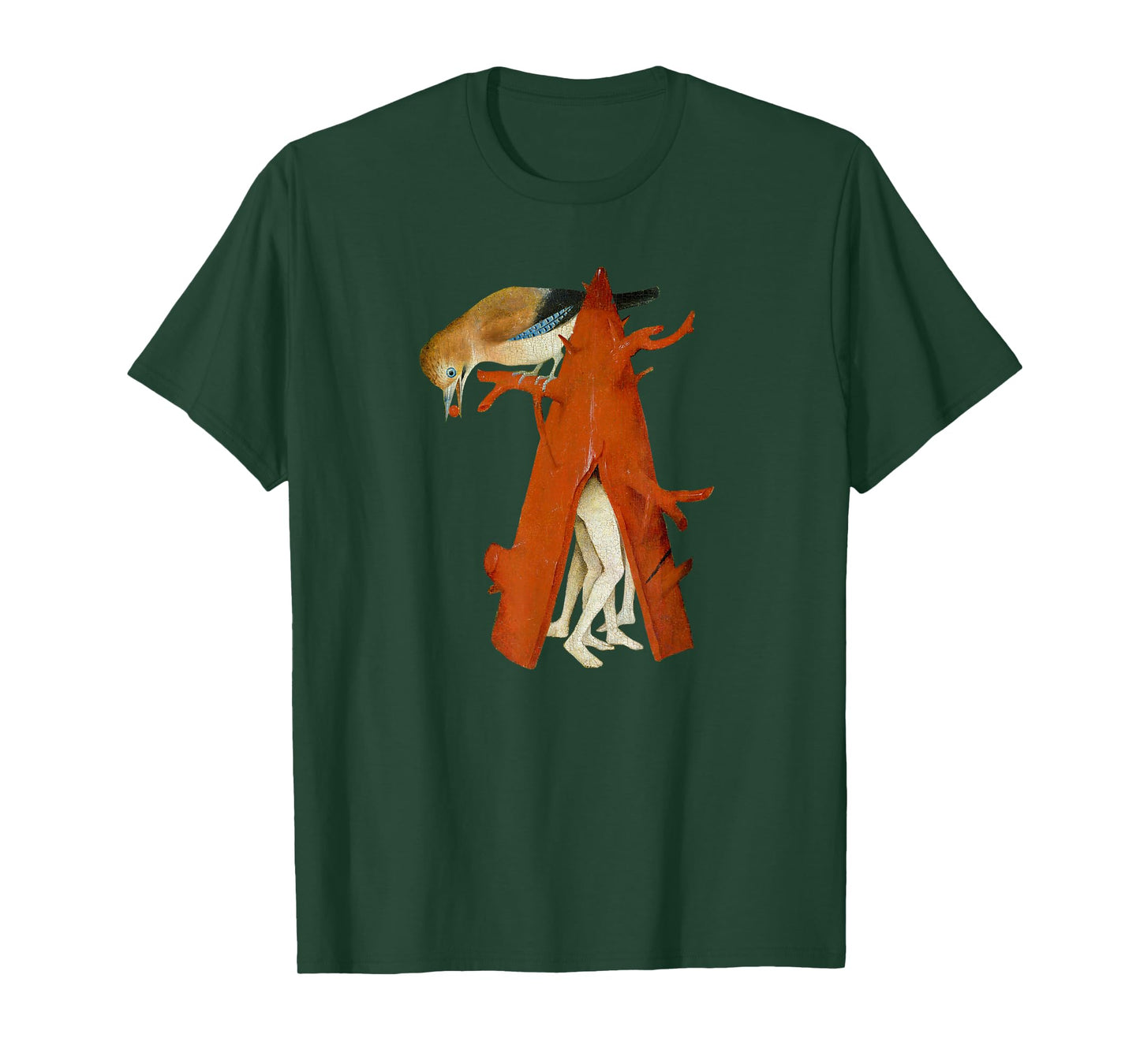 Hieronymus Bosch Bird and Tree Garden of Earthly Delights T-Shirt