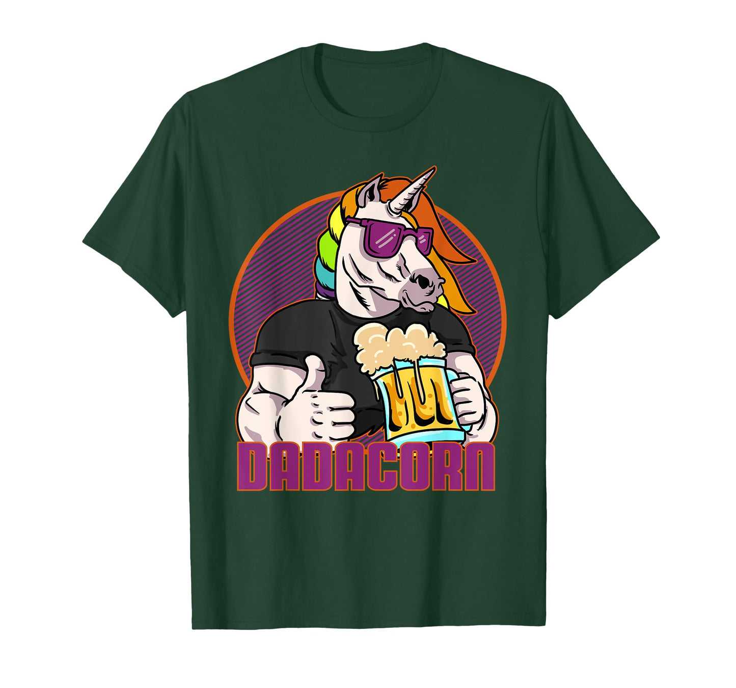 Daddycorn Father & Father's Day Gift Unicorn Dad T-Shirt