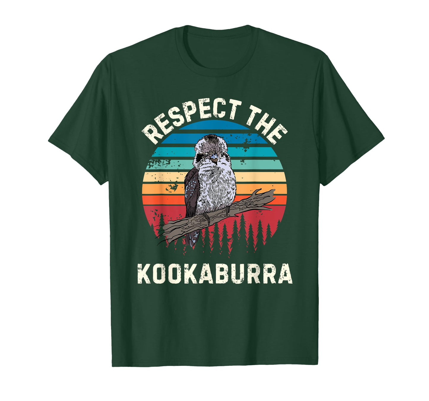 Retro Respect The Kookaburra Bird Vintage Kookaburra Lover T-Shirt