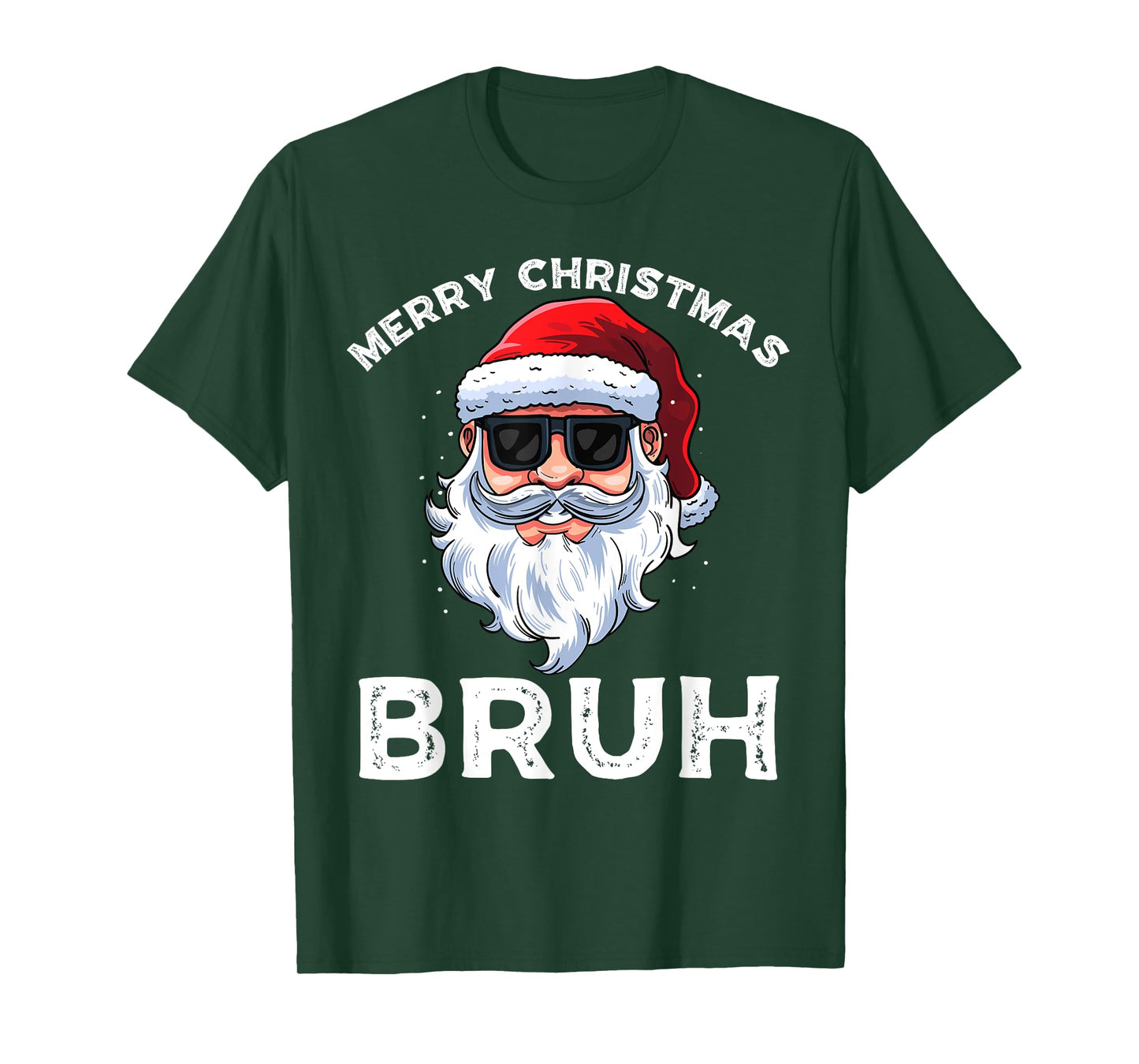 Merry Christmas Bruh Meme Funny Saying for Brother Boys Men T-Shirt